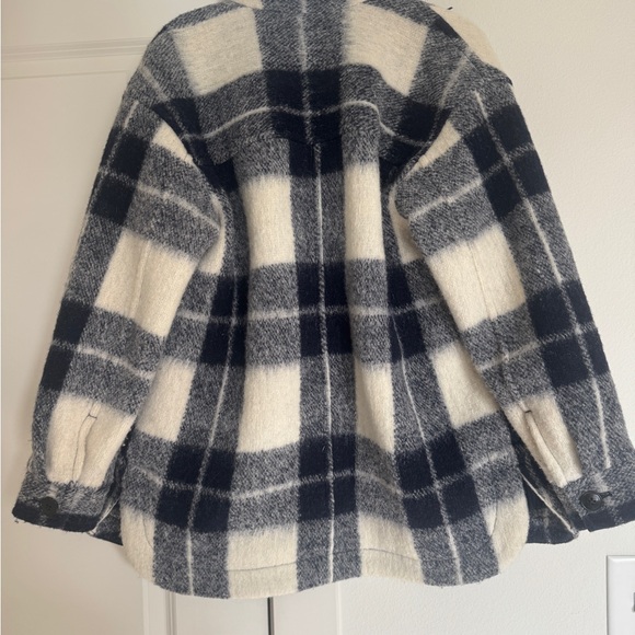 Plaid Wool-Blend Jacket - Picture 3 of 3